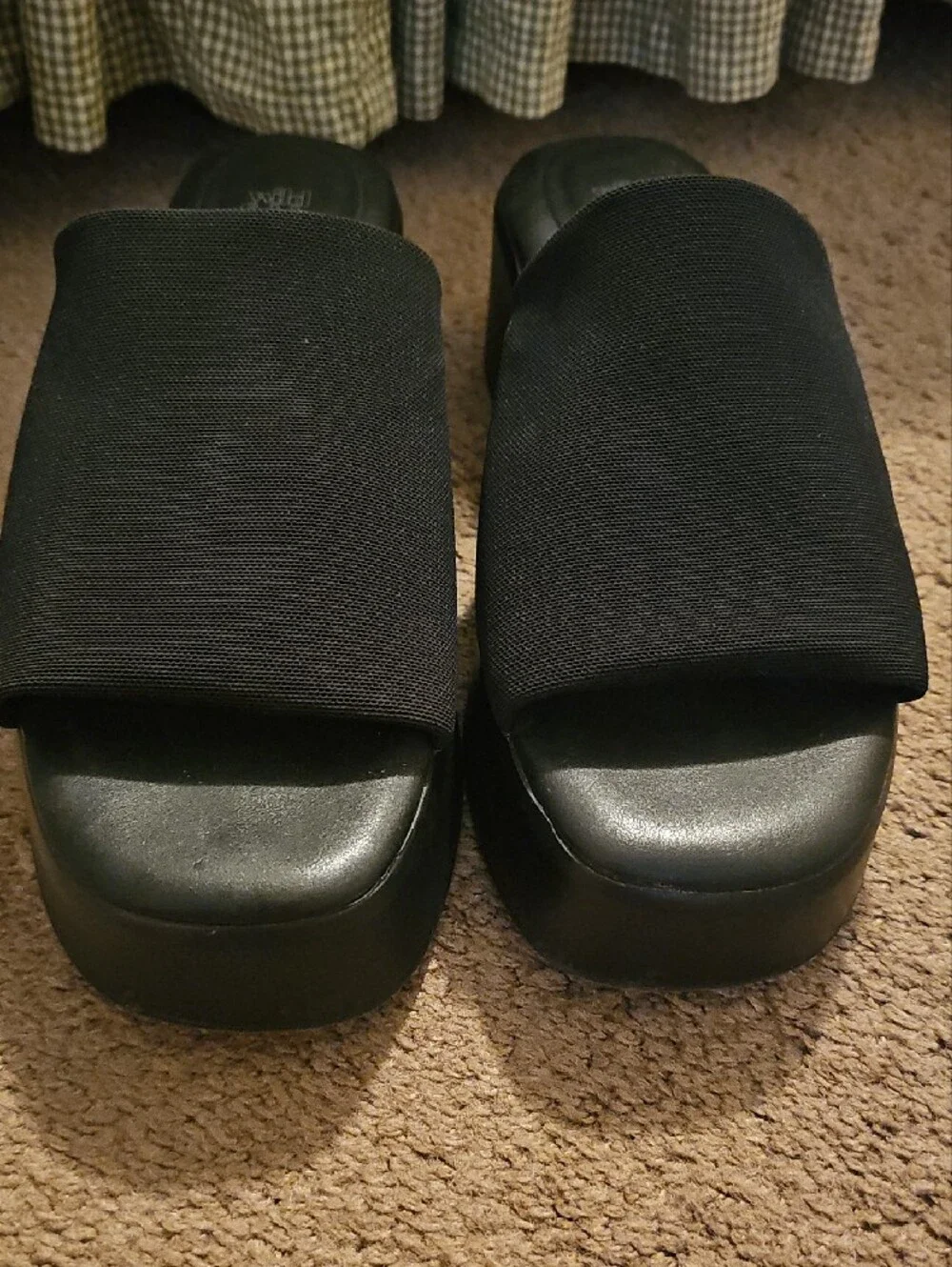 wild fable Black Ryder Platform Slide Sandals